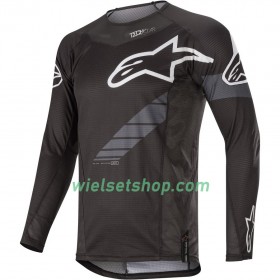 MTB/Motocross Shirt Lange Mouw Alpinestars Techstar Graphite N001 2020
